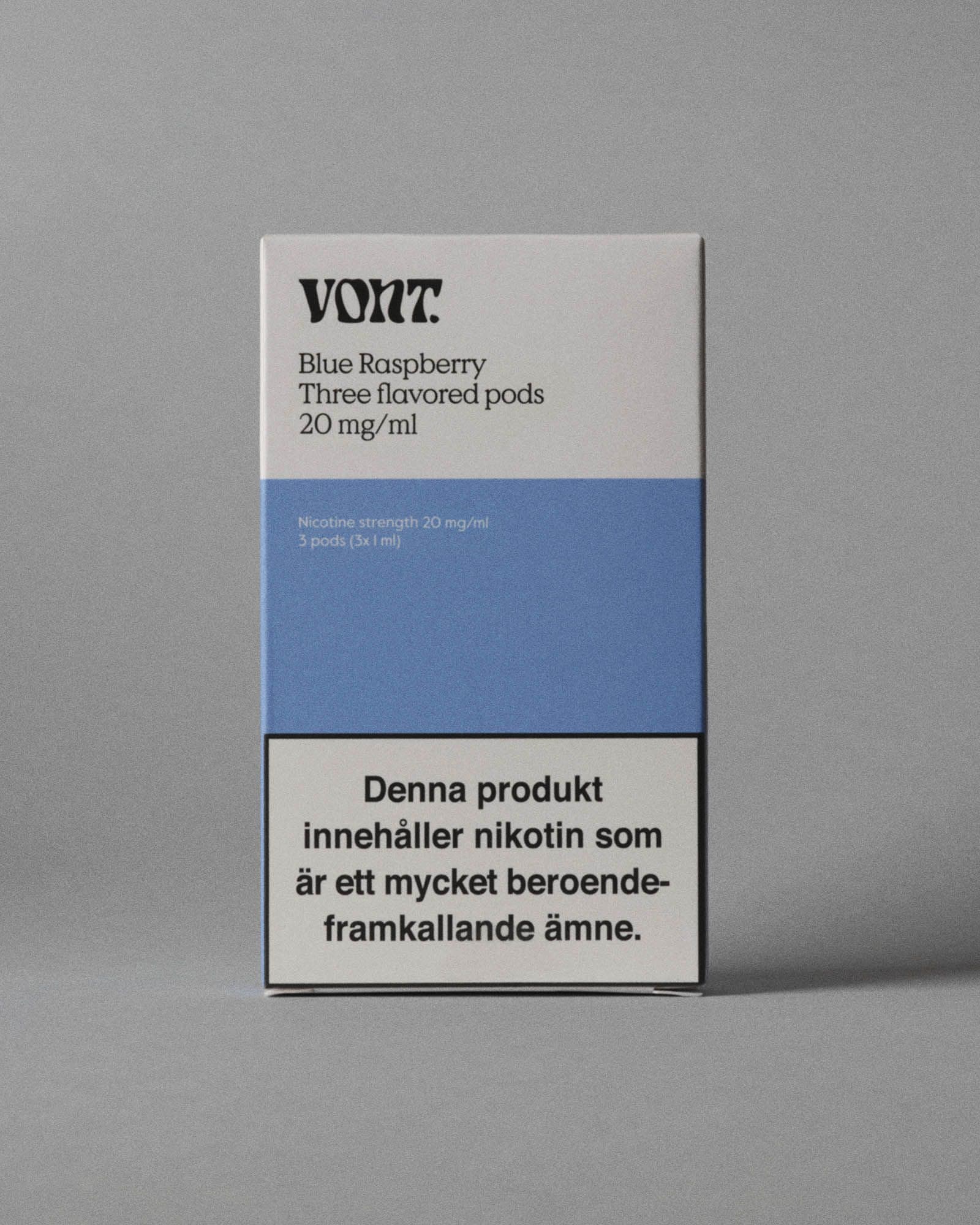 Blue Raspberry 3 Pods vape Vont