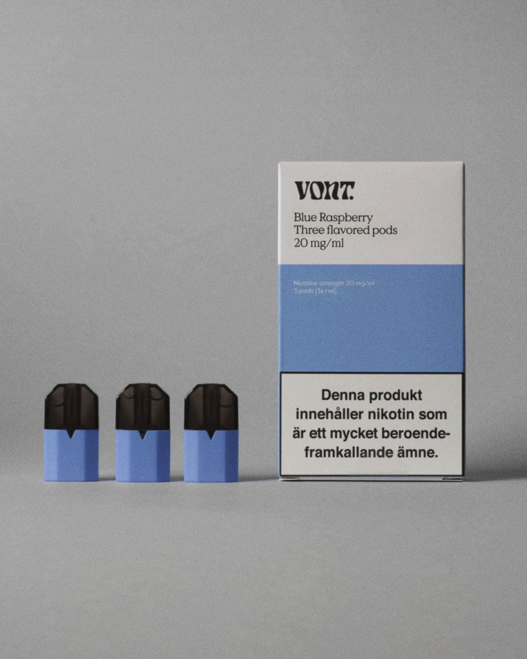 Blue Raspberry 3 Pods vape Vont